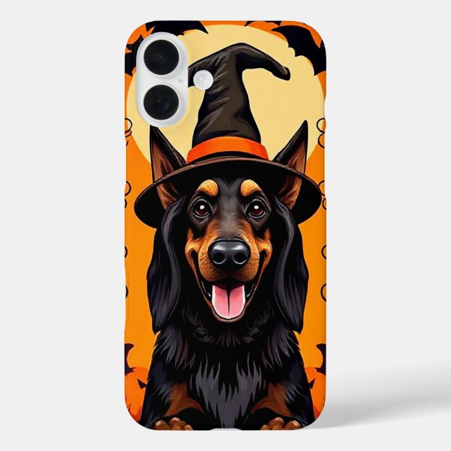 Niedlicher Halloween-Hund Case-Mate iPhone Hülle (Rückseite)