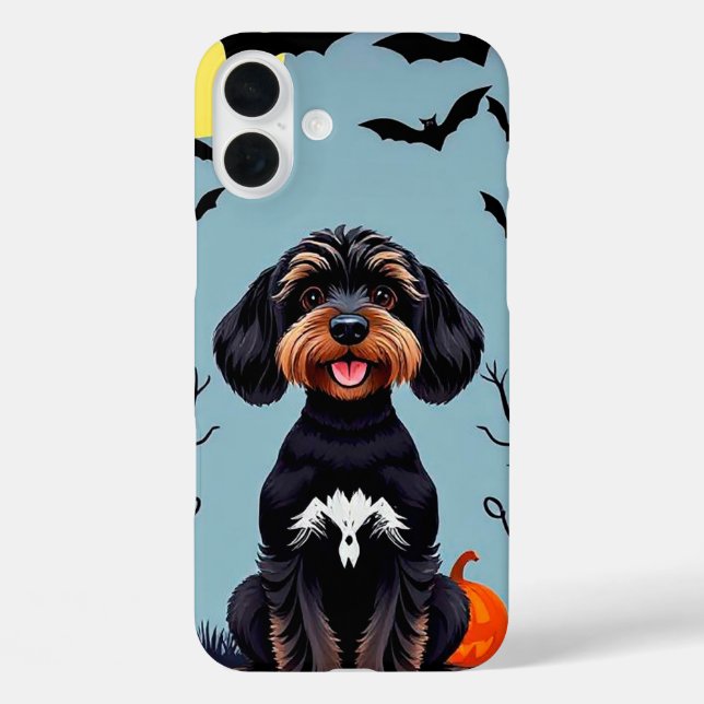 Niedlicher Halloween-Hund Case-Mate iPhone Hülle (Rückseite)