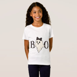 Niedlicher Halloween Kids T - Shirt - "Boo" Geist