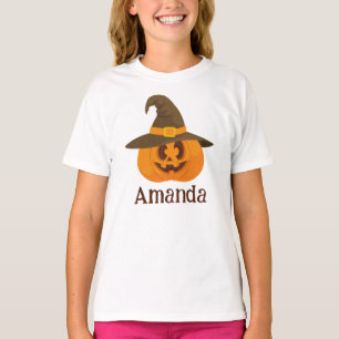 Niedlicher Halloween Pumpkin Orange Kürbislaterne  T-Shirt