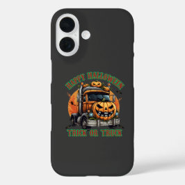 Niedlicher Halloween Pumpkin Truck Kinder lustig iPhone 16 Hülle
