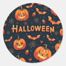Niedlicher Halloween-Sticker