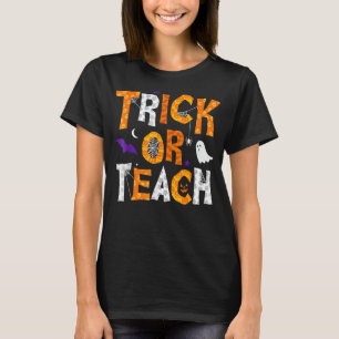 Niedlicher Halloween Teacher School Classroom Fall T-Shirt