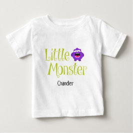 Niedlicher Halloween-Trick oder Kleiner Monsternam Baby T-shirt