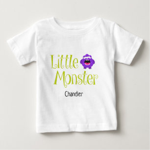 Niedlicher Halloween-Trick oder Kleiner Monsternam Baby T-shirt