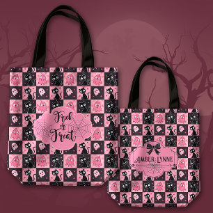Niedlicher Halloween-Trick oder Treat-Geister und