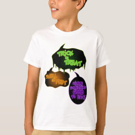 Niedlicher Halloween-Trick oder Treat T-Shirt
