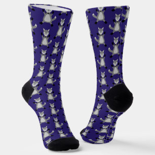 Niedlicher Halloween Wolf Gemustert Socken