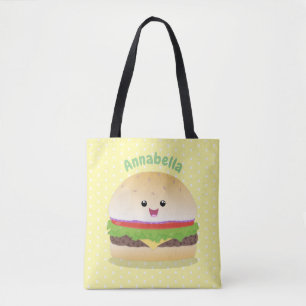 Niedlicher Hamburger-Cartoon