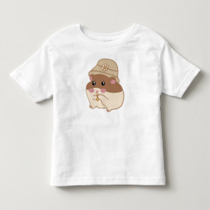 Niedlicher Hamster-Cartoon Kleinkind T-shirt