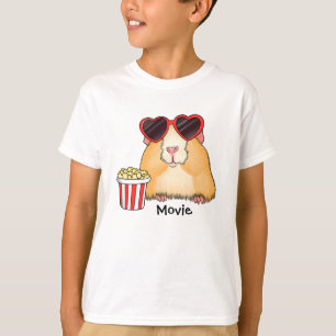 Niedlicher Hamster. Filmfan. Hamsterliebhaber T-Shirt