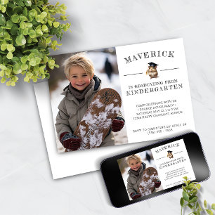 Niedlicher Hamster Kindergarten Abschluss Einladun Einladung