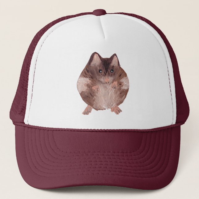 Niedlicher Hamster Truckerkappe (Vorderseite)