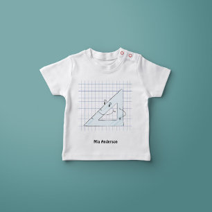 Niedlicher handgezeichneter Set-Quadrat Name T - S T-Shirt
