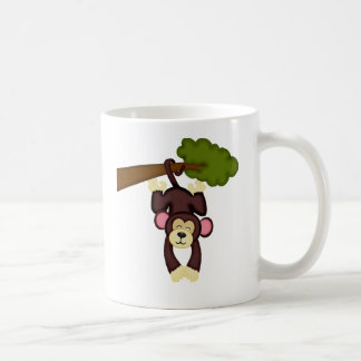 Niedlicher hängender Affe Tasse