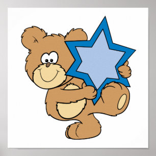niedlicher hanukkah Teddy Bär Holstern von david Poster