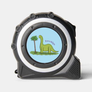Niedlicher Happy Green Brontosaurus Dinosaurier Ca Maßband