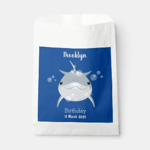 Niedlicher Happy-Kawaii-Delphin-Cartoon Geschenktütchen