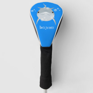 Niedlicher Happy-Kawaii-Delphin-Cartoon Golf Headcover