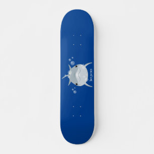 Niedlicher Happy-Kawaii-Delphin-Cartoon Skateboard