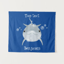 Niedlicher Happy-Kawaii-Delphin-Cartoon