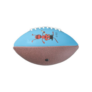 Niedlicher Happy Red Ameise Cartoon Football