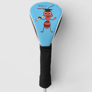 Niedlicher Happy Red Ameise Cartoon Golf Headcover