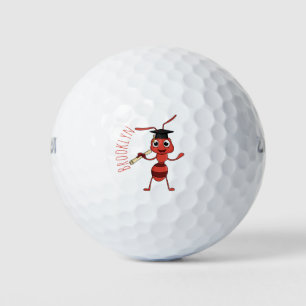 Niedlicher Happy Red Ameise Cartoon Golfball