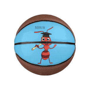 Niedlicher Happy Red Ameise Cartoon Mini Basketball