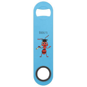 Niedlicher Happy Red Ameise Cartoon Speed Flaschenöffner