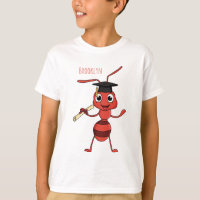 Niedlicher Happy Red Ameise Cartoon