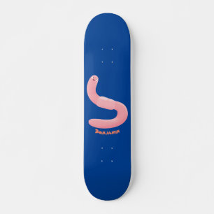 Niedlicher Happy-Rosa-Cartoon Skateboard