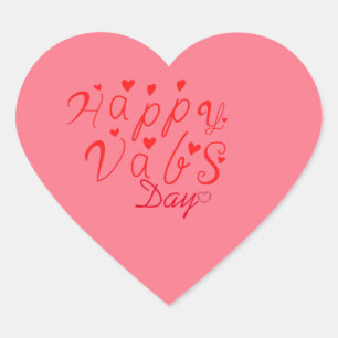 Niedlicher Happy Val's Day Aufkleber