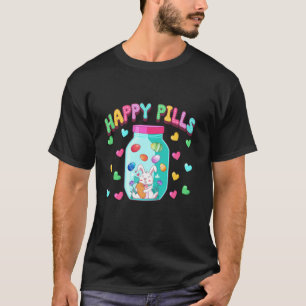Niedlicher Hase Glückspillen Medizin Hase Mama Ost T-Shirt