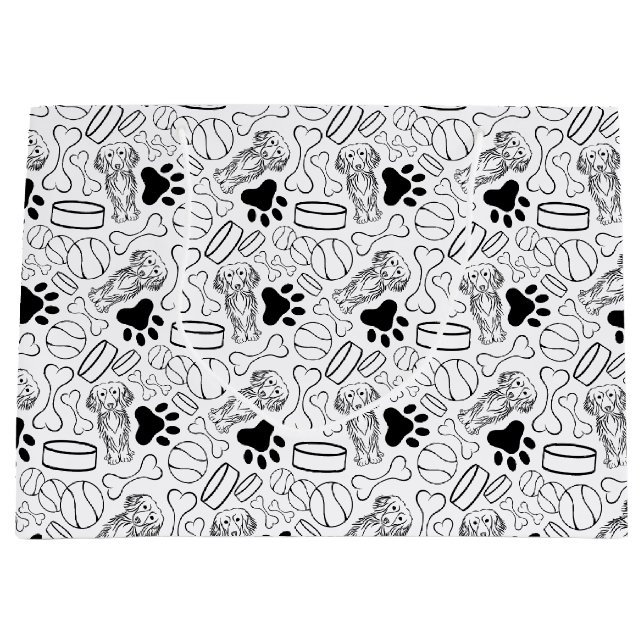 Niedlicher Hasenwurst Große Geschenktüte (Vorderseite)