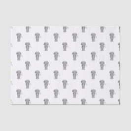 Niedlicher Hasenwurst Seidenpapier