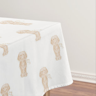 Niedlicher Hasenwurst Tischdecke