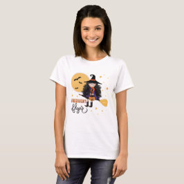 Niedlicher häufiger Flyer HexenHalloween T-Shirt