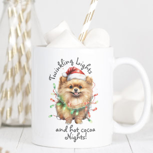 Niedlicher Haustier Hund Modernes Skript Watercolo Zweifarbige Tasse
