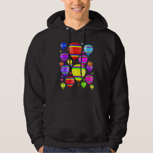 Niedlicher Heißluftballon Flying Blimp Sommerspass Hoodie
