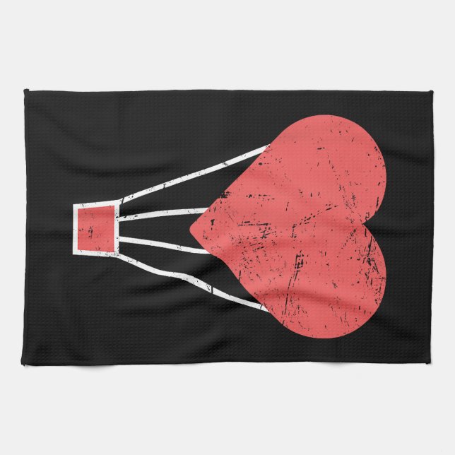 Niedlicher Heißluftballon Geschirrtuch (Horizontal)