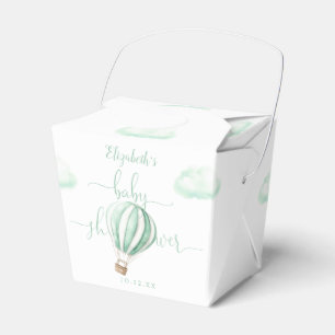 Niedlicher Heißluftballon Geschlecht Neutrale Baby Geschenkschachtel