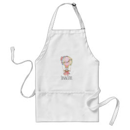 Niedlicher Heißluftballon mit Bärenwasser Schürze