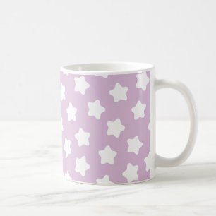 Niedlicher hellpurpurner Stern-klassische Tasse