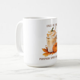 Niedlicher Herbst für Kürbisgewürze Lattes saisona Kaffeetasse