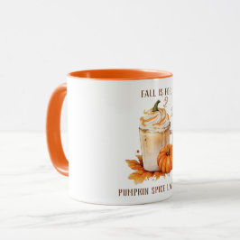 Niedlicher Herbst für Kürbisgewürze Lattes saisona Tasse