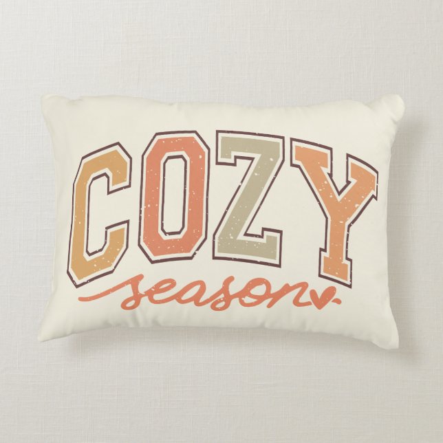 Niedlicher Herbst/Herbst-Frühjahrssaison Dekokissen (Rückseite)