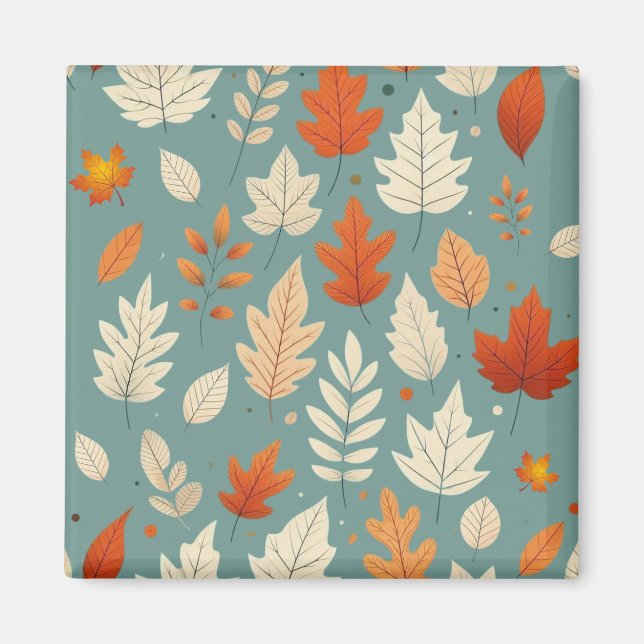 Niedlicher Herbst/Herbstlaub Magnet (Vorne)