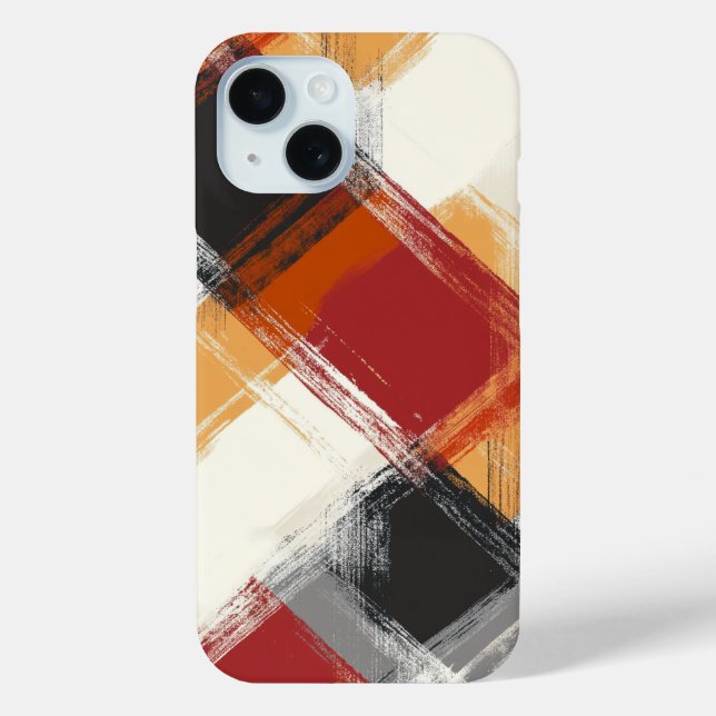 Niedlicher Herbst Kariert Case-Mate iPhone Hülle (Rückseite)