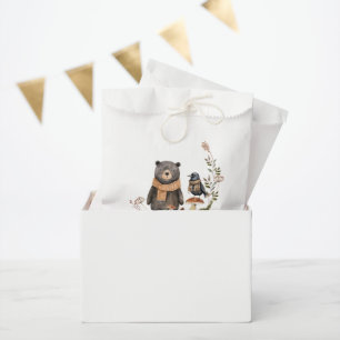 Niedlicher Herbst Woodland Forest Baby Dusche Geschenktütchen